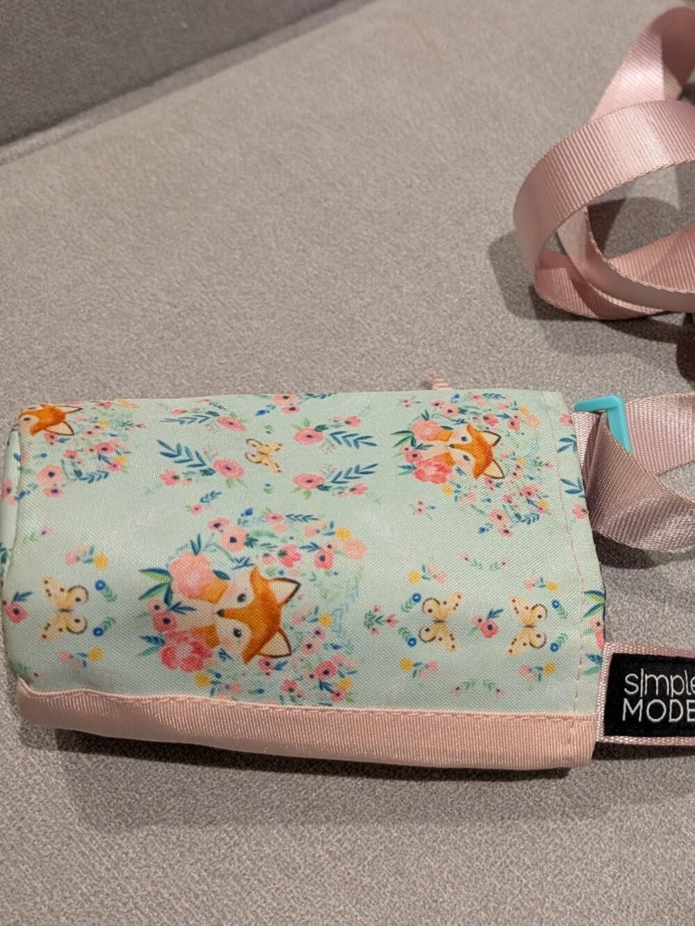 Simple Modern Floral Water Bottle Strap Bag Holder